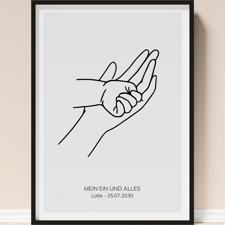 geschenk für mama tochter poster