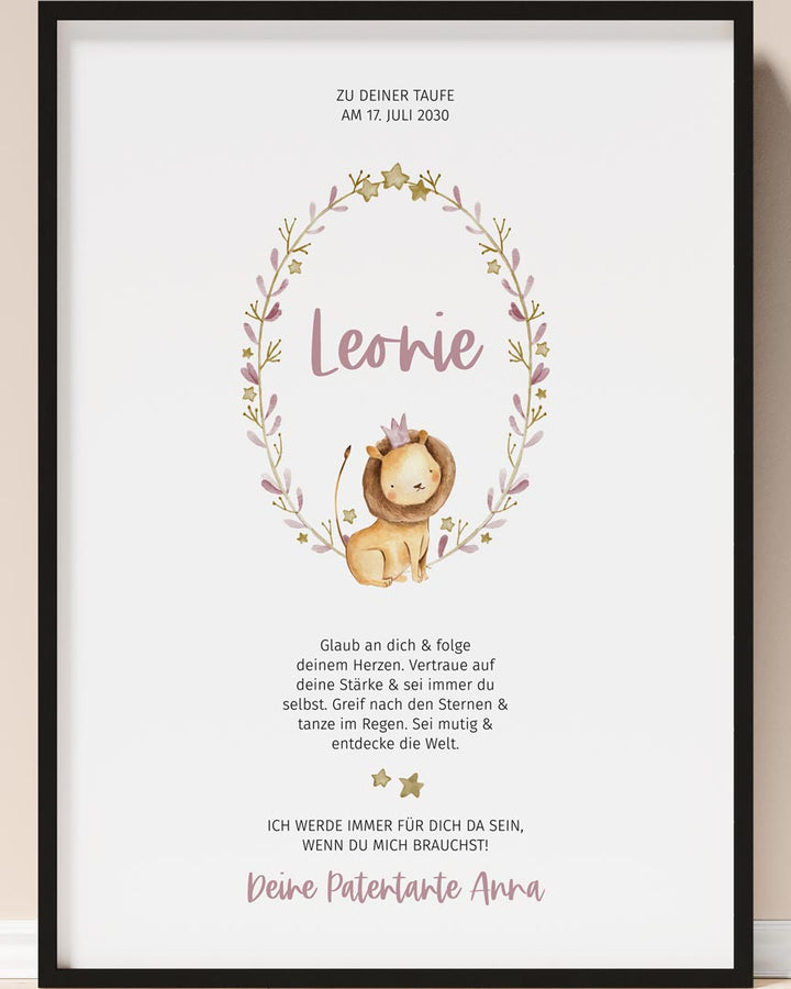 geschenk zur taufe für mädchen personalisiert
