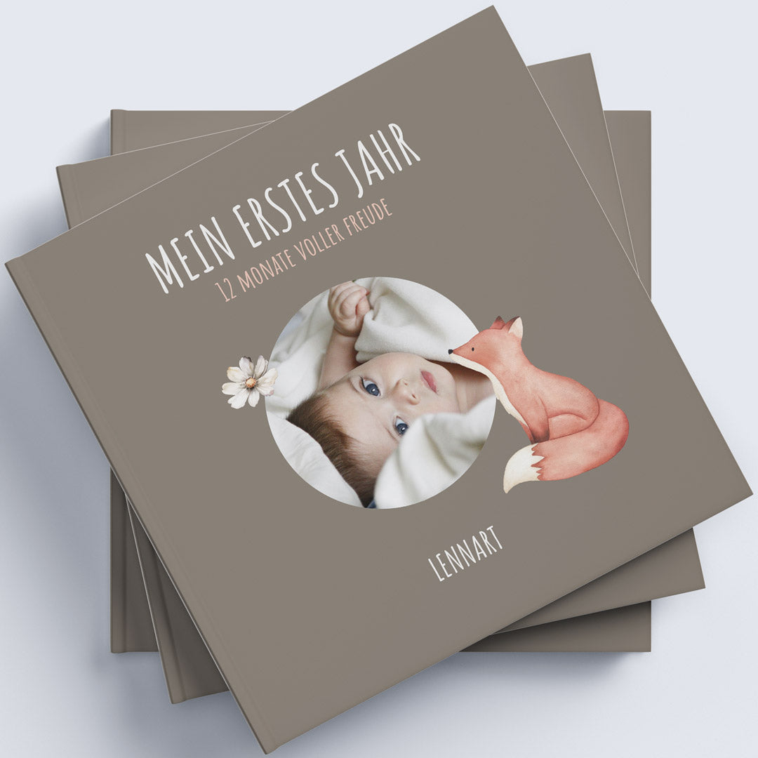 personalisiertes babytagebuch forest