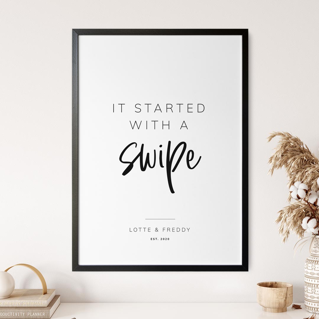 geschenk pärchen liebe poster