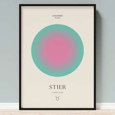 sternzeichen aura poster