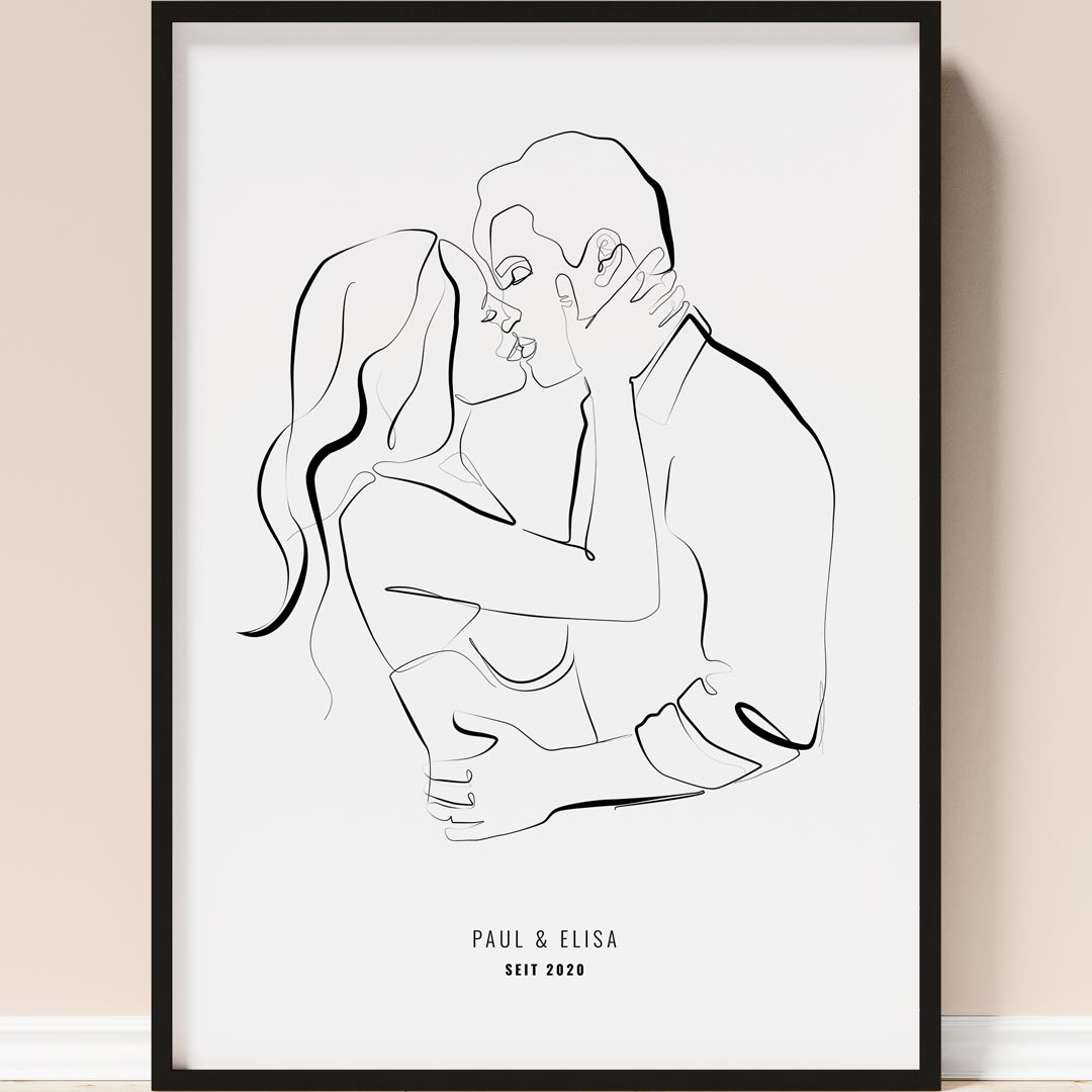 personalisiertes geschenk für den partner poster