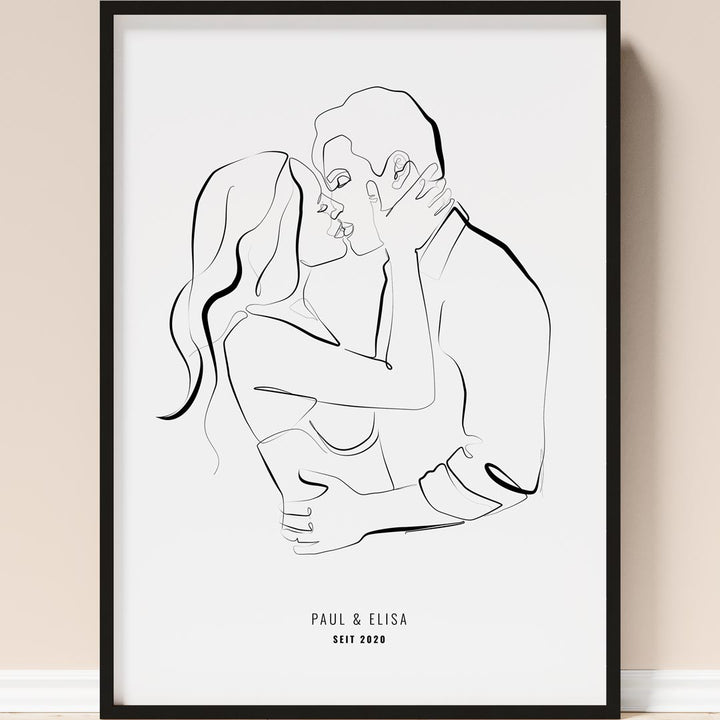 personalisiertes geschenk für den partner poster
