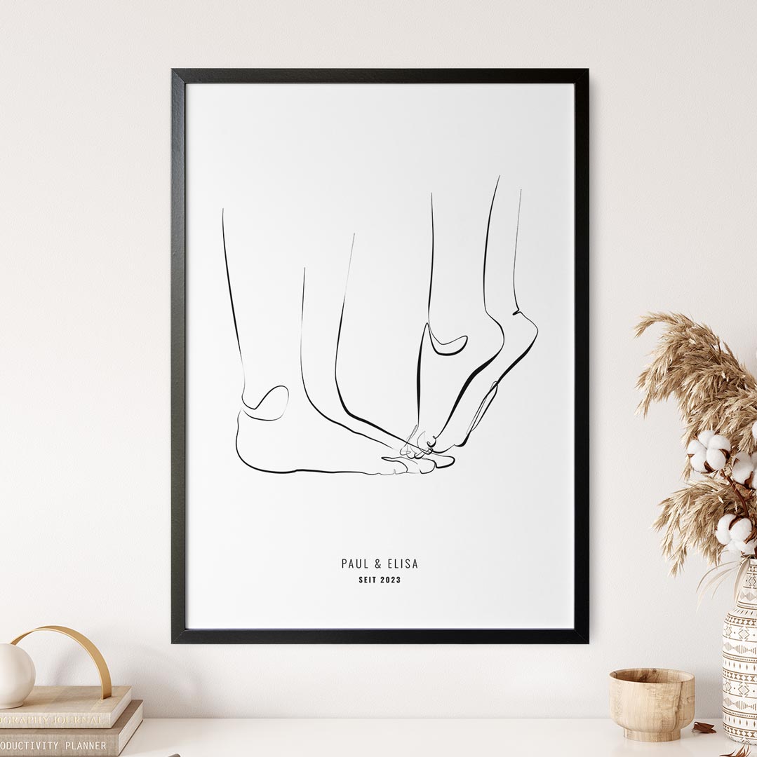 geschenk für freundin freund poster