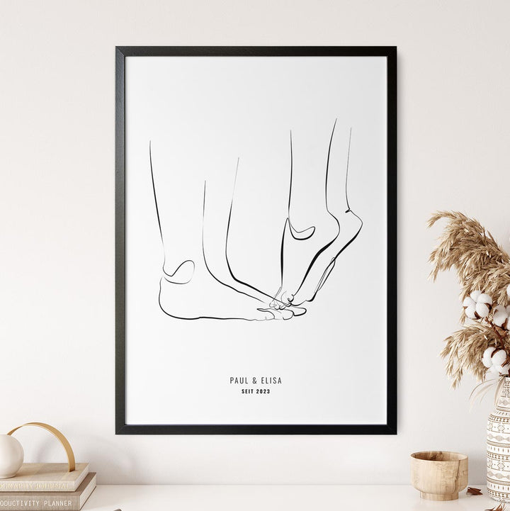 geschenk für freundin freund poster