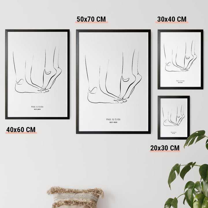 poster pärchen personalisiert