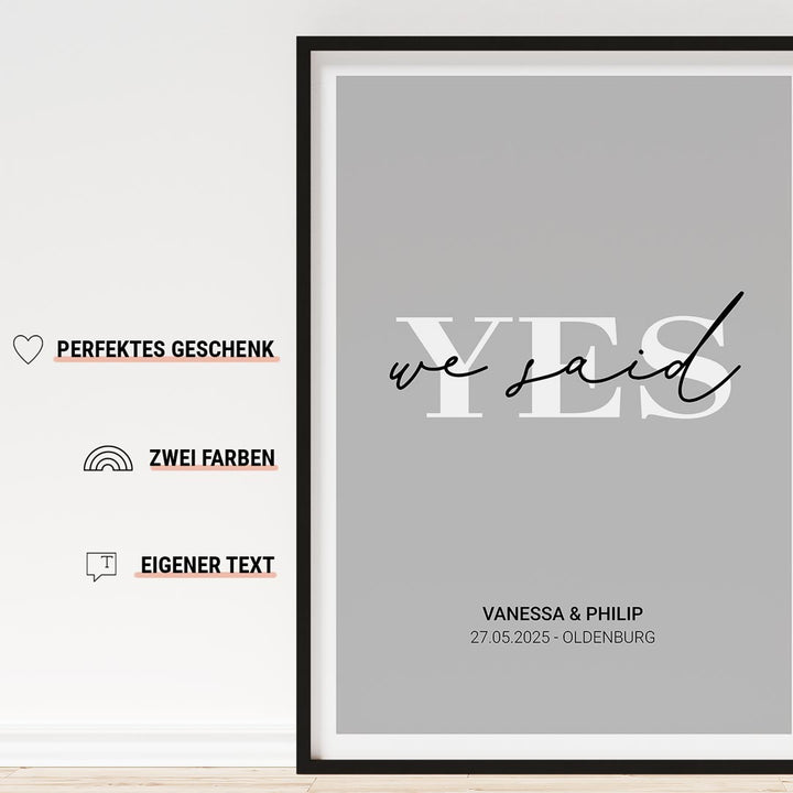 we said yes poster
