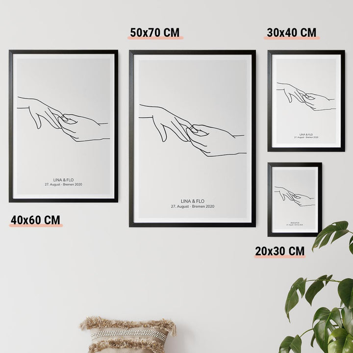 besonderes geschenk zur hochzeit poster