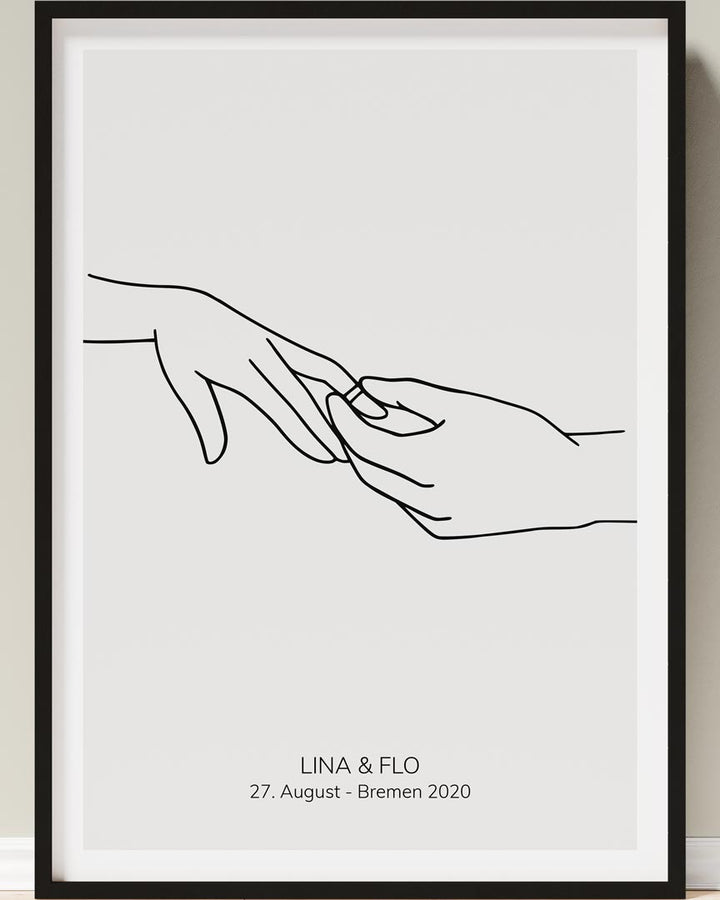 poster hochzeit liebe