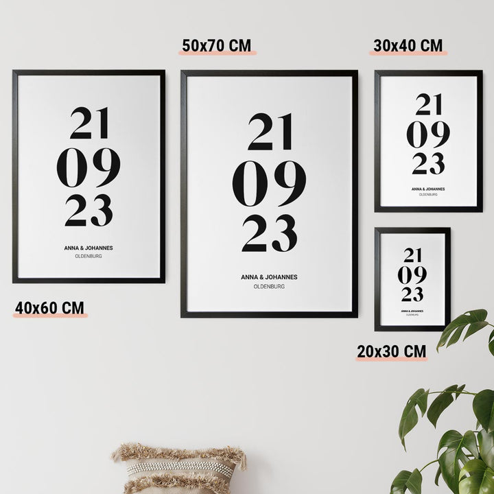 personalisiertes geschenk für partner poster