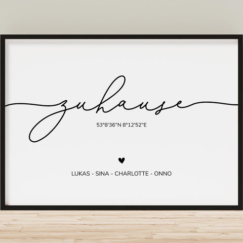 Zuhause Script Poster