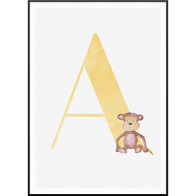 KidsLetterAPoster-MyFamPoster