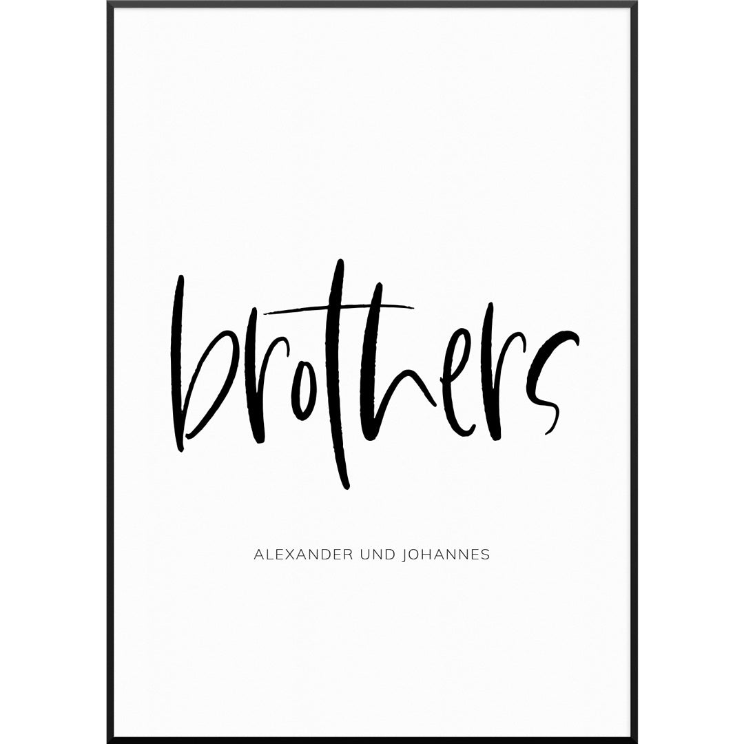 Individuelles Brothers Script Poster | MY FAM POSTER – MY FAM POSTER ...