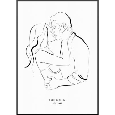 kuss pärchen couple poster