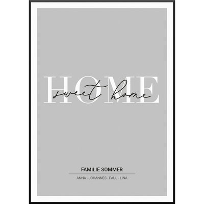 myfamposter home sweet home familienposter