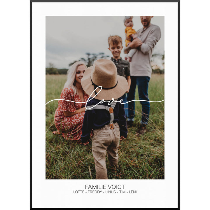 myfamposter fotoposter family