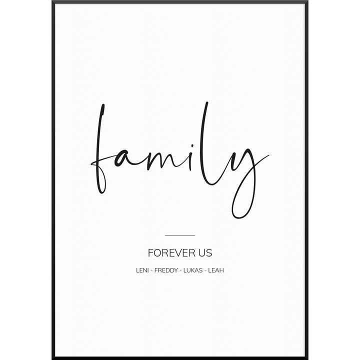 myfamposter family poster familienposter