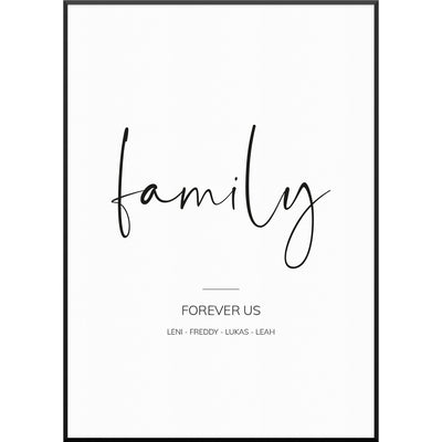 myfamposter family poster familienposter