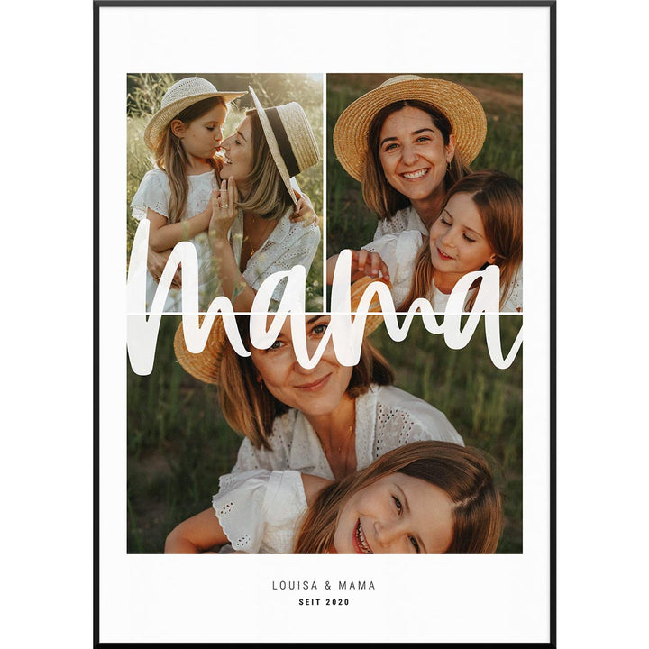 fotocollage poster geschenk mama