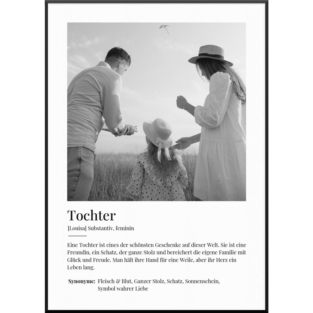 fotoposter definition tochter geschenk