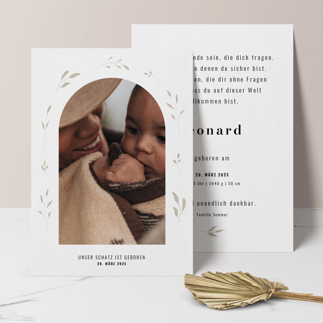 geburtskarte geburtskarten myfamposter