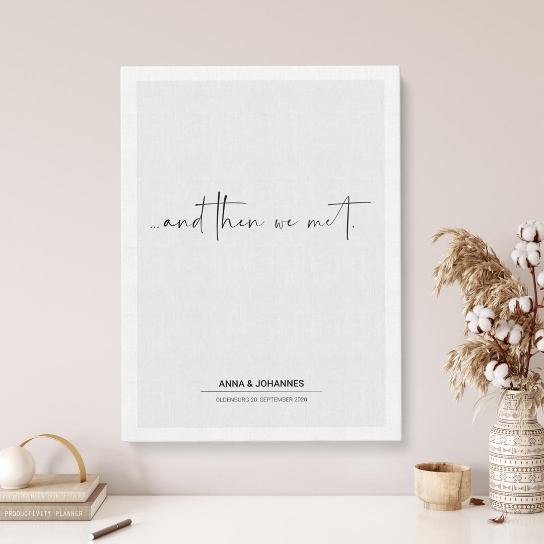 leinwand geschenkidee freund freundin liebe
