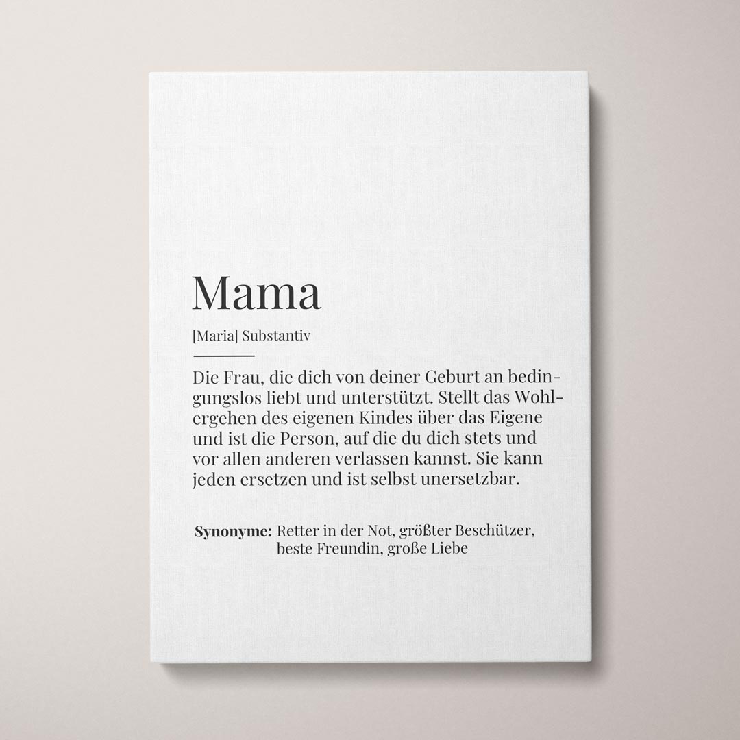 leinwand definition mama