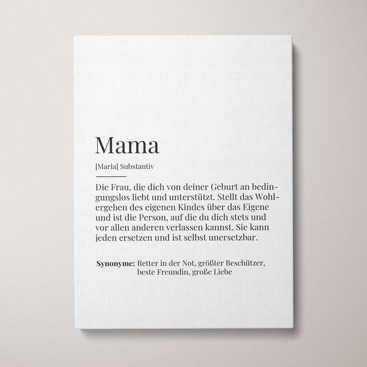 leinwand definition mama