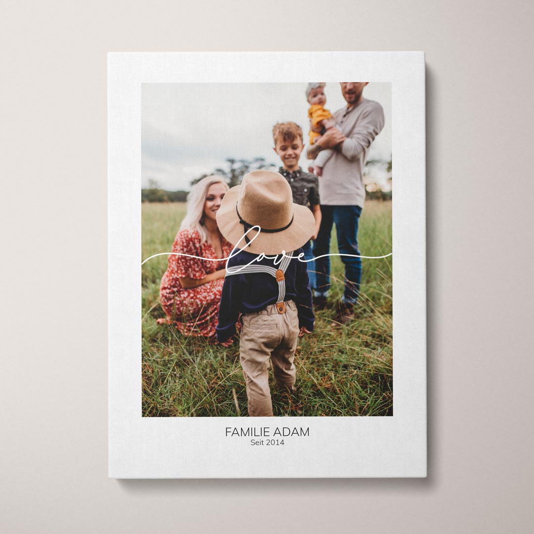 leinwandbild personalisiert foto fotogeschenk