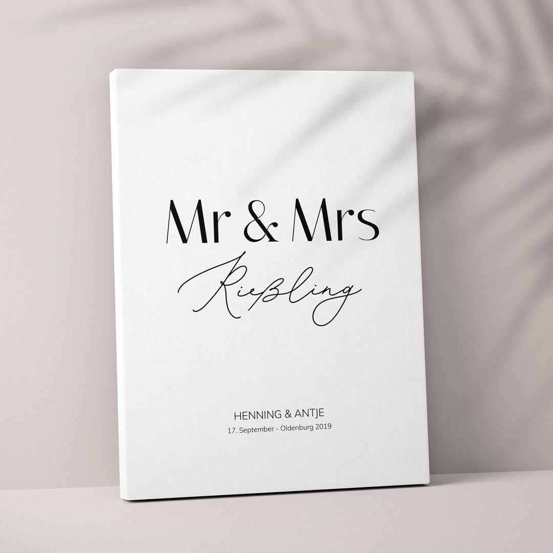 hochzeitsgeschenk leinwand hochzeit personalisiert