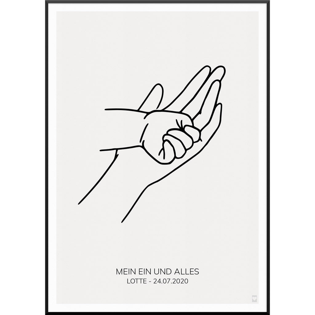 myfamposter line art poster mother