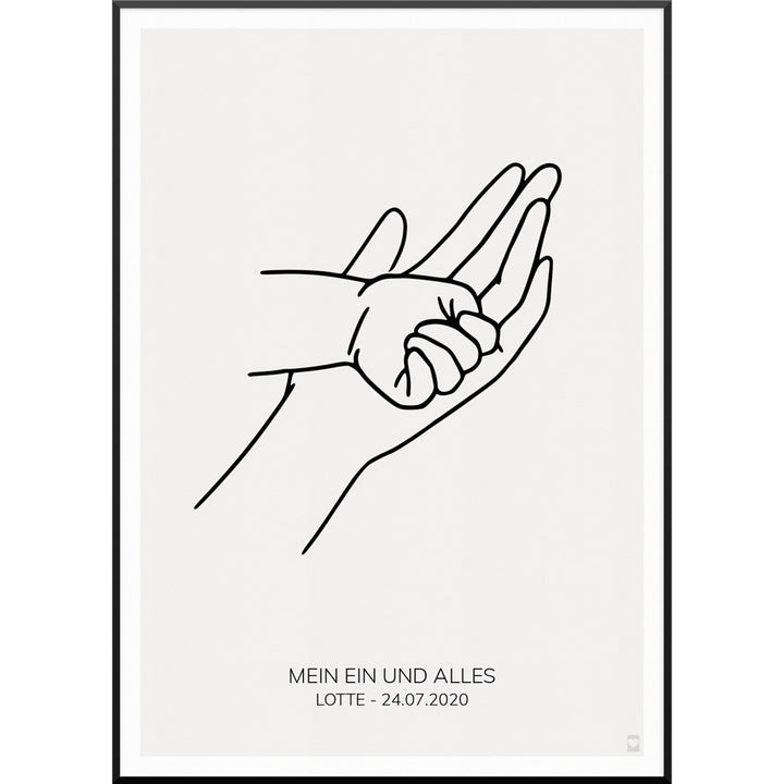 myfamposter line art poster mother