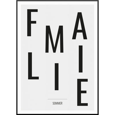 familienposter family personalisierte poster