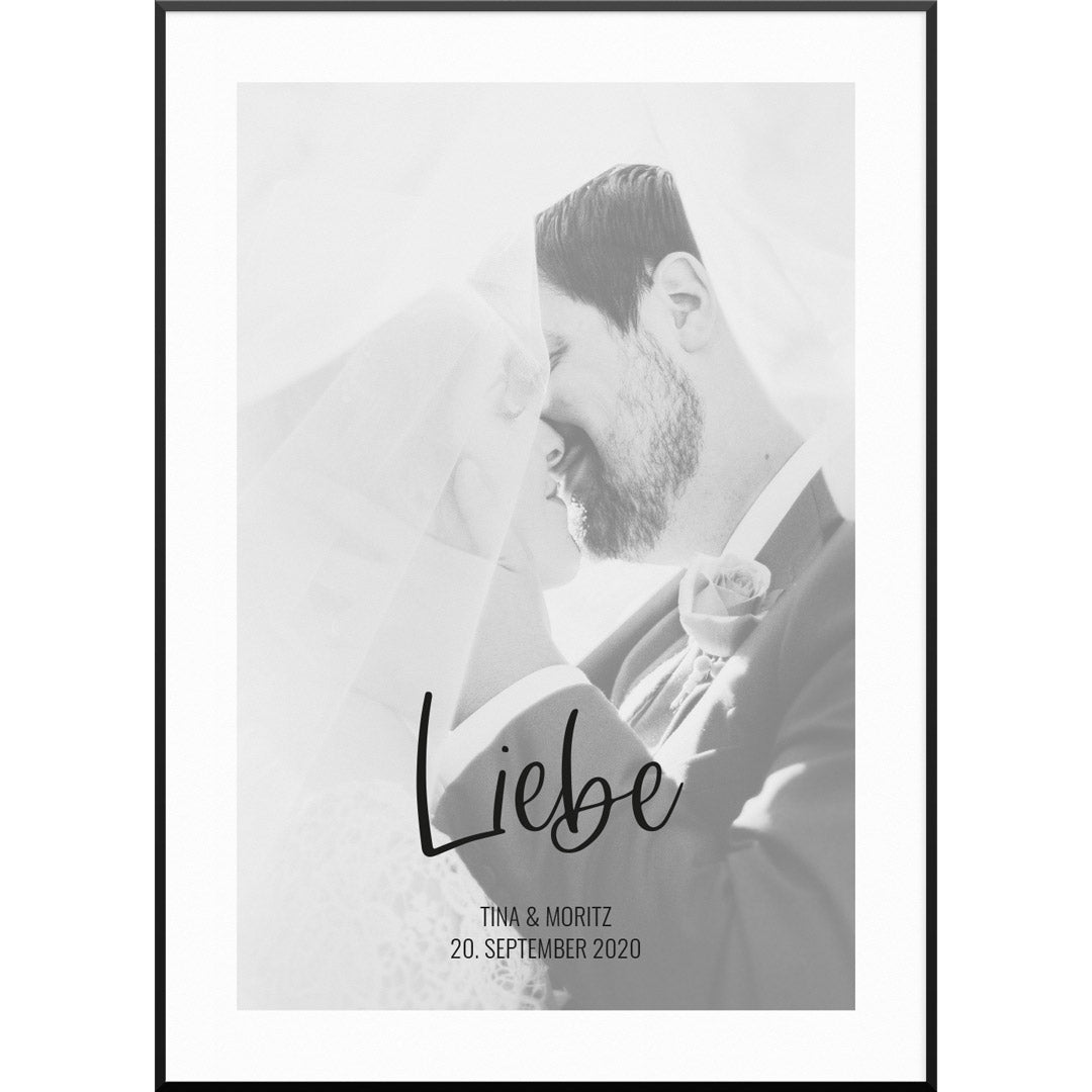 fotoposter couple love personalisierte poster