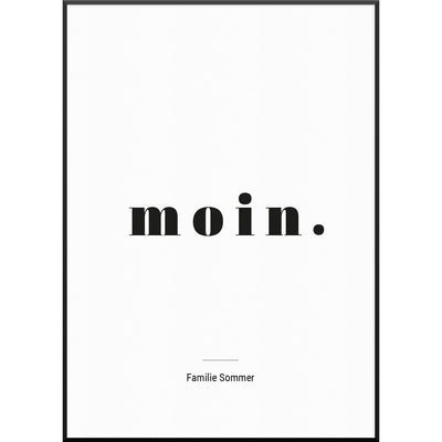 moin poster personalisierte poster
