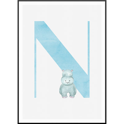 KidsLetterNPoster-MyFamPoster