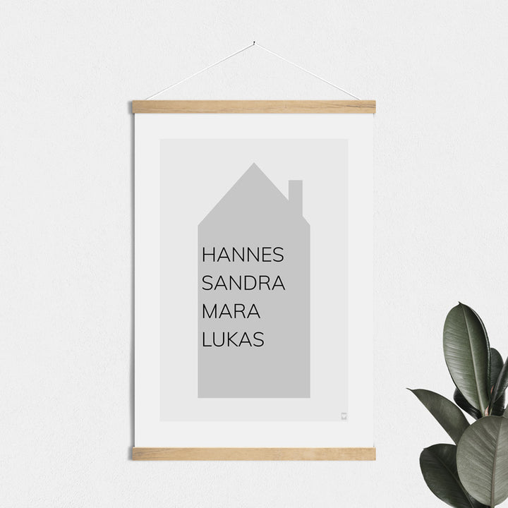 posterleiste eiche 50cm poster hanger