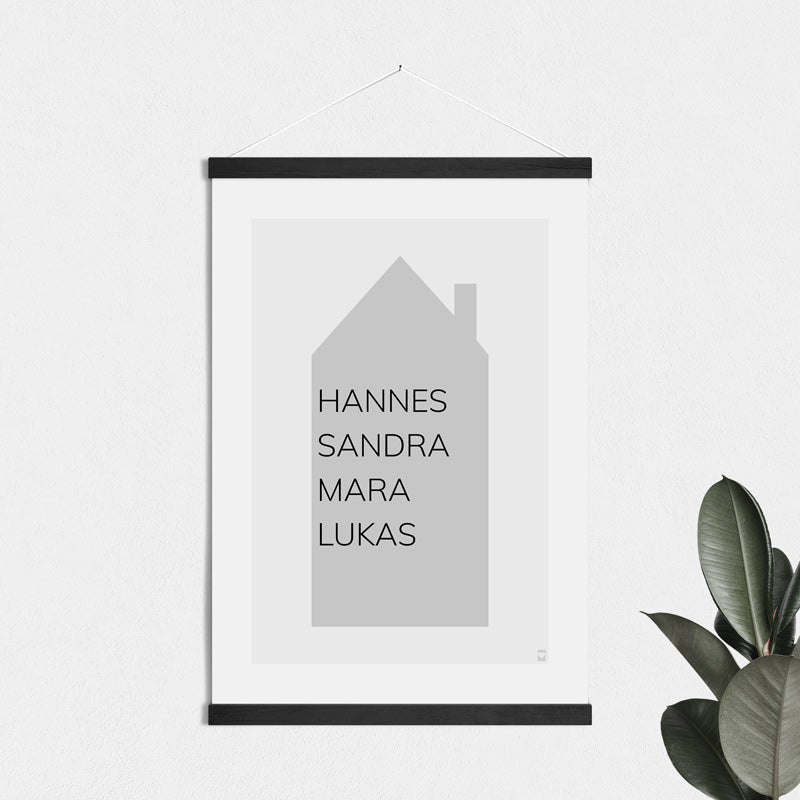 posterleiste eiche 50cm poster hanger