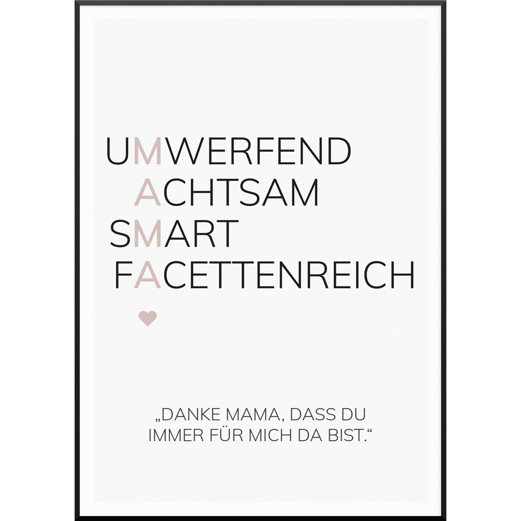 myfamposter poster mama muttertag
