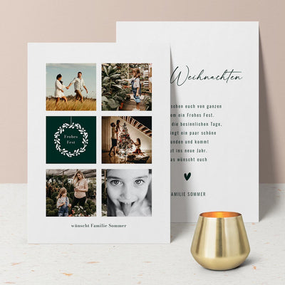weihnachtskarten mit foto bestellen