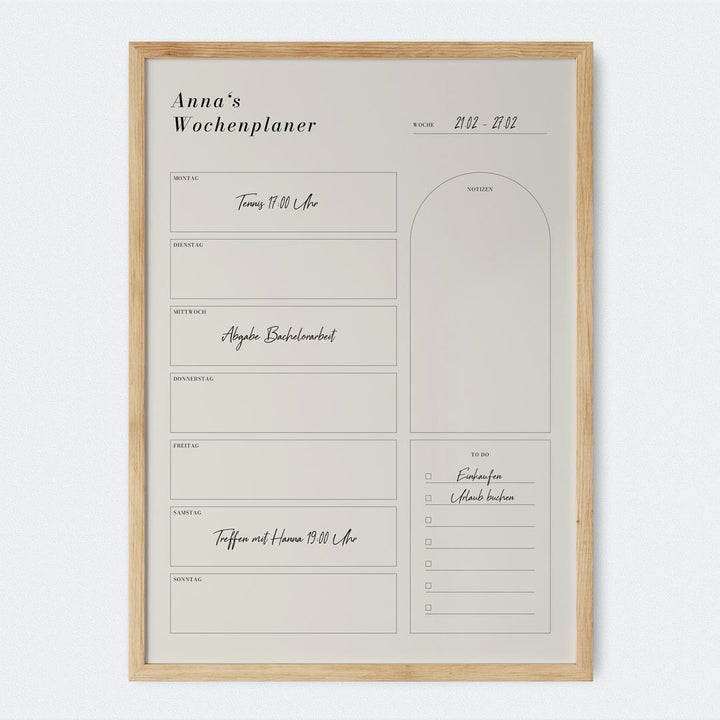 wochenplaner wandplaner poster myfamposter