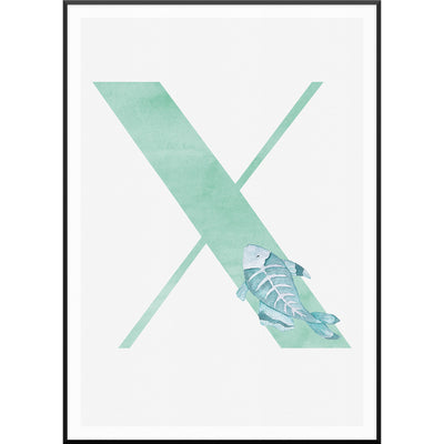KidsLetterXPoster-MyFamPoster